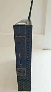 Dell Optiplex 7050 Micro Intel i7 7700T 16GB 256Gb M.2 SSD WIN 10 PRO WIFI + BT - Picture 1 of 5