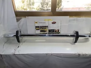 FIAT 128 RALLY 71 / 74 - PARAURTI POSTERIORE CROMATO CON BORCHIE - Foto 1 di 3