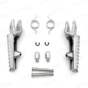 Pair Front Footrest Foot Pegs Fit For Honda CBR 1000RR 2004-2019 CBR 600RR 03-19 - Picture 1 of 7