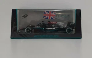 Model Car 1:43 Spark Formula 1 Mercedes AMG W12 Hamilton British Gp F1 2021 - Picture 1 of 7