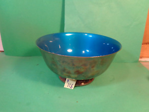 Silver Plated w/Blue Enamel 6 1/2" Bowl, #1120, Reed & Barton (Used/EUC)
