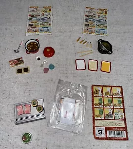 Rare RE-MENT MegaHouse Is Dinner Ready Miniature Food SETs LOT Dollhouse - Picture 1 of 4