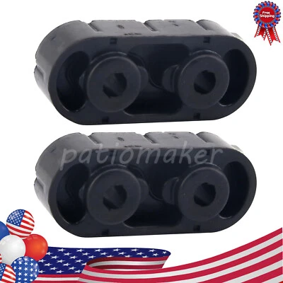 15092802 Exhaust Pipe Muffler Hanger Insulator 1 Pair for Chevy GMC Cadillac - Изображение 1 из 4