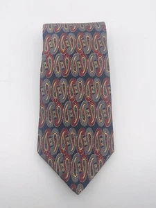 CORBATA PAISLEY SEDA KARL LAGERFELD VINTAGE ORIGINAL - Imagen 1 de 7