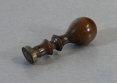 antiker Siegel Stempel Siegelstempel Petschaft mit Initialen 07 - Bild 1 von 4