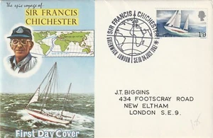 Great Britain 1967 1/9d Chichester Addresed FDC - Picture 1 of 2