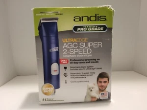 LD Andis UltraEdge Super 2-Gang abnehmbare Klinge Clipper blau - Bild 1 von 7