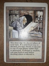 Library of Leng - Revised Miscut - Off Center - Showing Sheet Edge!!! Magic MTG