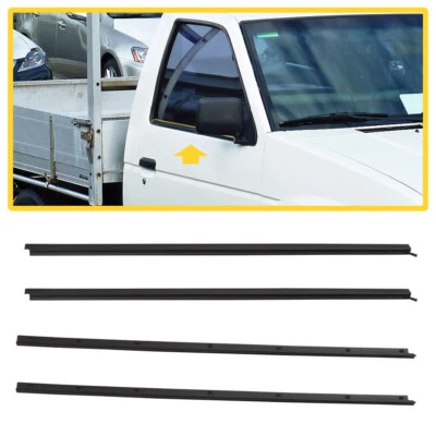 For 1986-97 Hardbody Nissan Navara D21 Window Weatherstrip Glass Seals Door Belt - Image 1 of 4