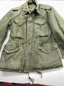Vintage U.S Army 1950S On Field Jacket Green Heavy Full-Zip Men's Medium Regular - Bild 1 von 16
