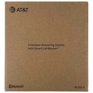 AT&T BL102-5 5 Handset Answering System W/ Smart Call Blocker (OPEN BOX) - Picture 1 of 4