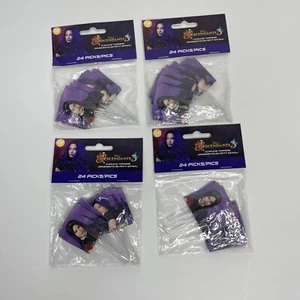 4 Disney DESCENDANTS 3 Wilton Fun Pix 24 Ct. Cupcake Toppers NEW 96 Total - Picture 1 of 6