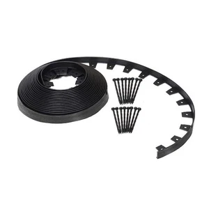 30 ft. L x 2.4 W x 1.7 in. H Black Heavy Duty Plastic NoDig Landscape Edging Kit - Picture 1 of 5