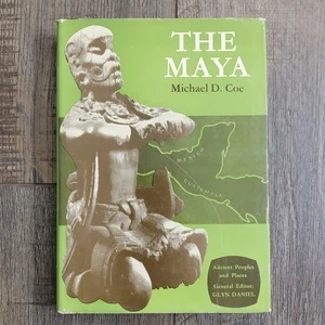The Maya by Michael D Coe 1968 Hardcover First Edition with Photos & Maps - Picture 1 of 9