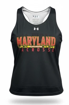马里兰大学 Terps 女式 Under Armour 长曲棍球 LAX 球衣 XL — 第 1/2 张图片