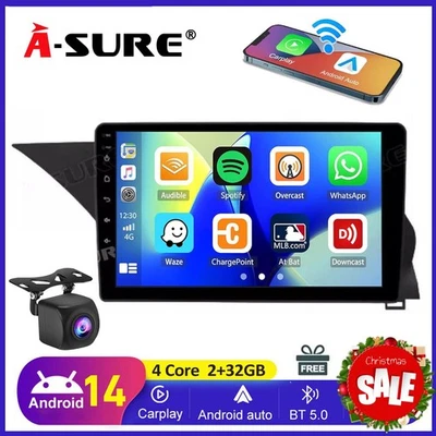 CarPlay Para Benz GLK 300 350 2008-2015 Radio Coche GPS Navegación Android 14 Estéreo + Cámara Foto 1 de 4