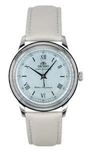 Reloj para hombre Orient Bambino correa de cuero esfera verde pálido solar RA-WK0002E - Imagen 1 de 3