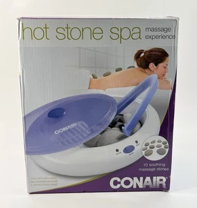 Sistema de terapia spa con piedras térmicas Conair HR10 calentador masaje rocas calientes - Imagen 1 de 12