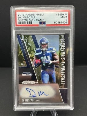 2025 Prizm DK Metcalf /25 Camo Sensational Signatures Auto - Image 1 of 2