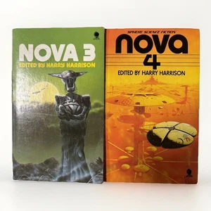 Nova 3 & 4 Science Fiction Collections Edited By Harry Harrison First UK Eds PB - Picture 1 of 7