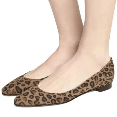 Ballet plano de gamuza leopardo Lee MANOLO BLAHNIK Lee 40/10 US $575 Foto 1 de 4