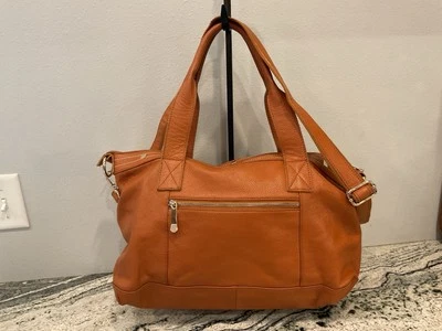 Cuore & Pelle Leather Amelia Large Shoulder Bag Purse Crossbody Convertible - Image 1 of 4