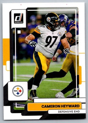 2022 Donruss Cameron Heyward Pittsburgh Steelers #220 - Image 1 of 2