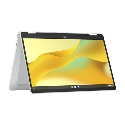 HP Chromebook x360 14b-cd0002na 14in HD Touch N100 4GB 128GB ChromeOS Laptop - Image 1 of 4