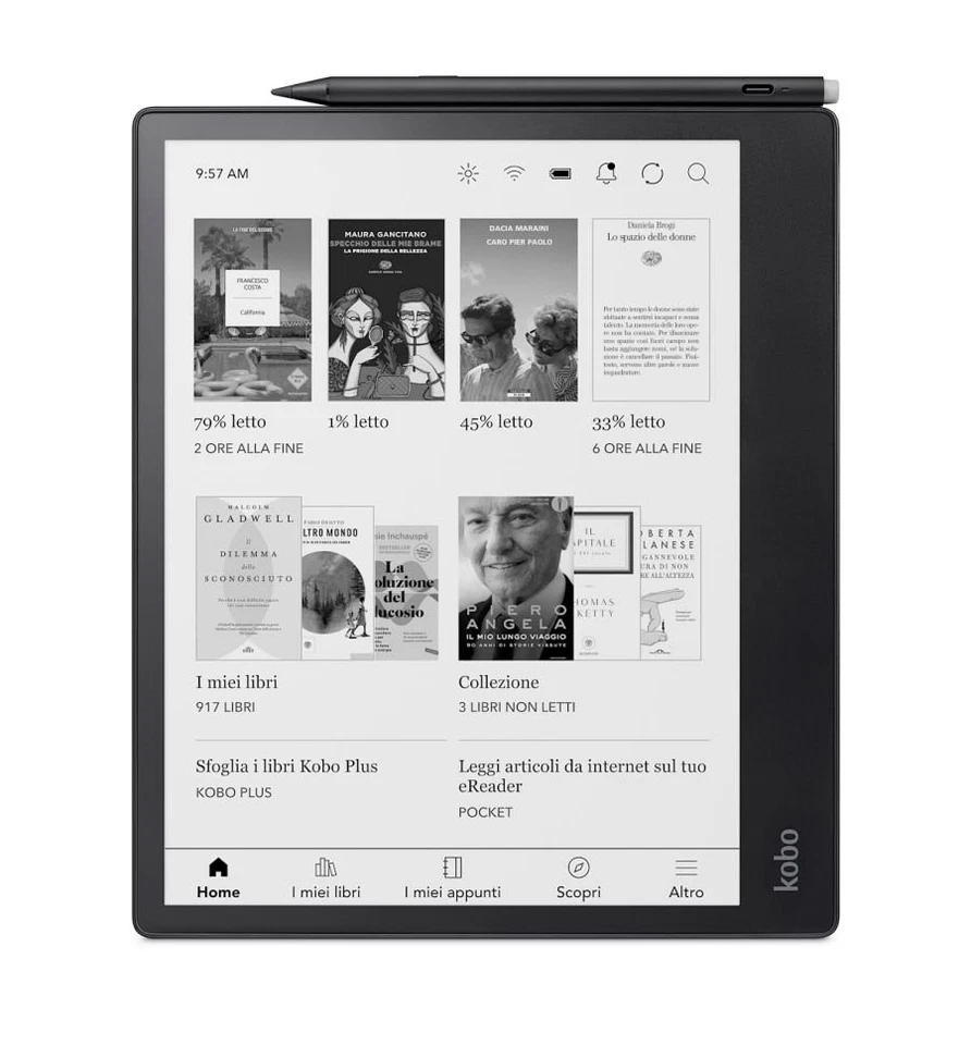 Kobo eBook N605 KU BK K BU ELIPSA 2E Black - Immagine 1 di 1