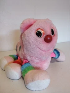 Vintage 80er Jahre Plüschtier, schrullig/ Kitsch Regenbogen Raupe/ Bär? Lots-a- Legs? - Bild 1 von 23