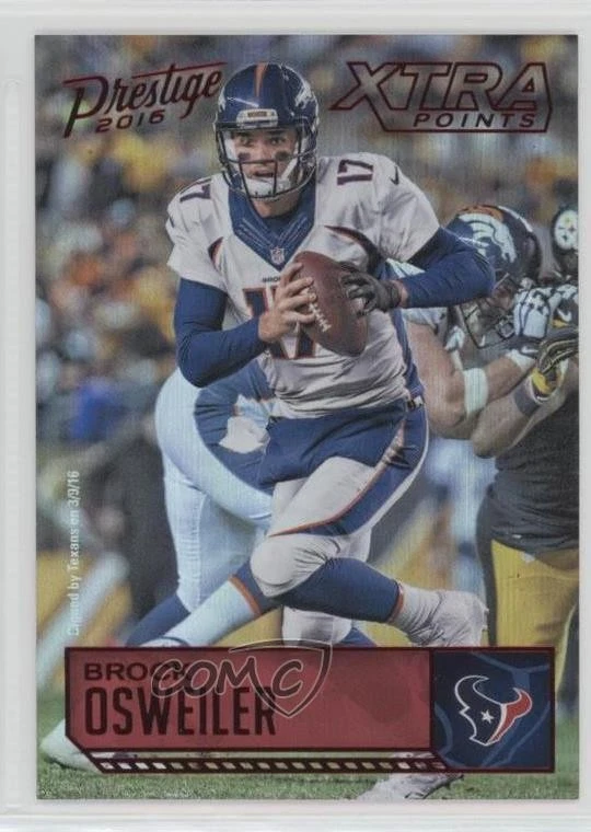 2016 Panini Prestige Xtra Points Red Brock Osweiler #58 - Image 1 of 2