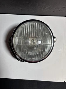 NOS Lucas 5 1/4" Headlamp Assembly MCH66 & Dip Switch Bultaco BSA Triumph - Picture 1 of 12