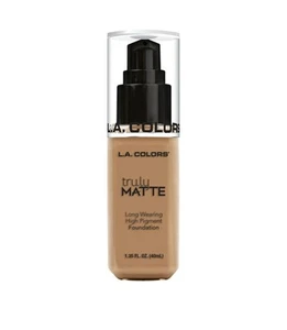 L.A. COLORS Truly Matte Long Wearing High Pigment Foundation (CLM356 Sand) 2 - Picture 1 of 5