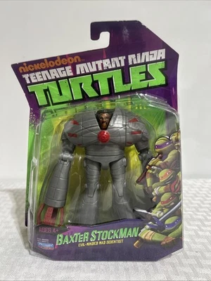 Figura de acción Teenage Mutant Ninja Turtles Baxter Stockman 2012 nueva en caja TMNT Foto 1 de 4