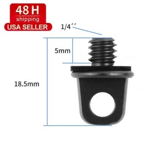 1/4-20 Kamera Schraube 1/4" D-Ring Adapter für Schulter Nackengurt Tasche Neu - Bild 1 von 9