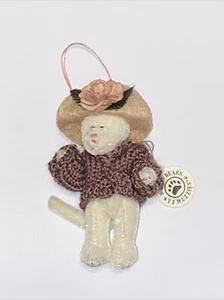 Boyds Bears Wuzzies Gatito Thomasina F. Wuzzie Gato con Sombrero Adorno #596009 - Imagen 1 de 3