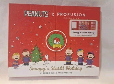 PEANUTS X Profusion Cosmetics Snoopy's Starlit Holiday 41 shade eye face palette - Image 1 of 4