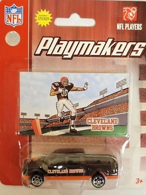 Camioneta Ford Cleveland Browns Diecast F-150 con pegatina de equipo 1:87 Playmakers Foto 1 de 3
