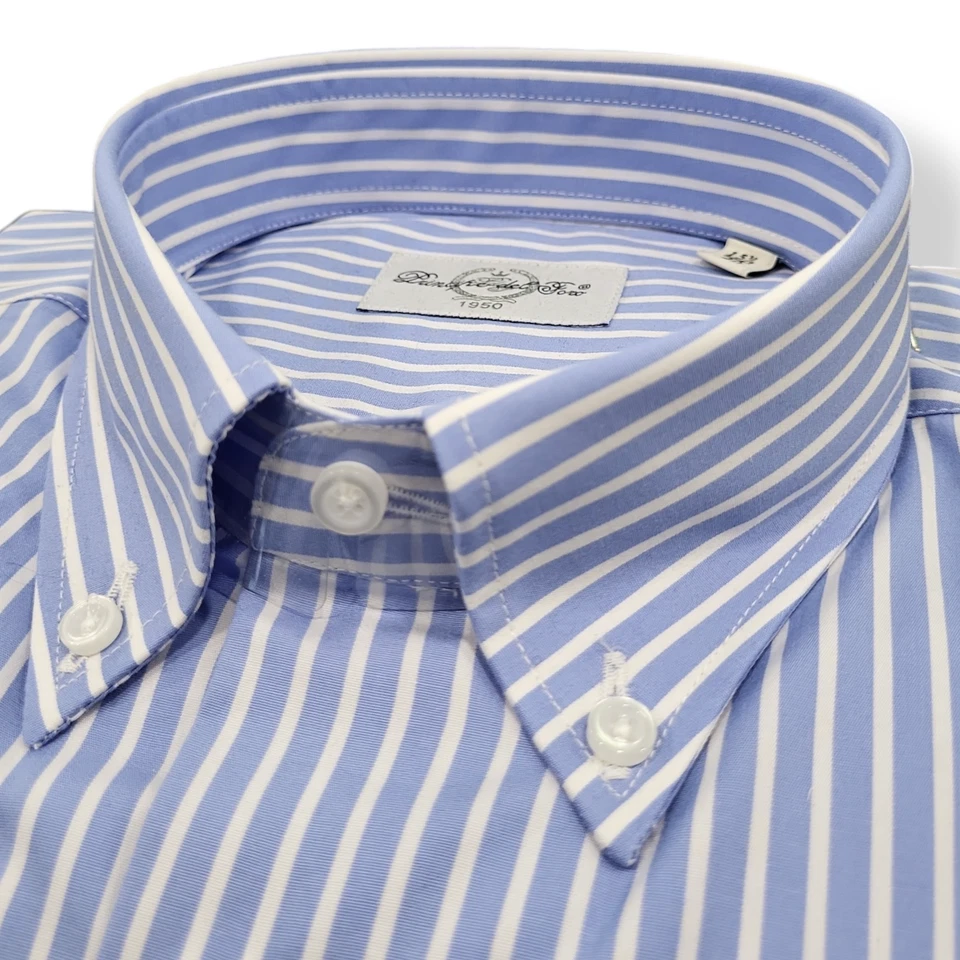 Camicia UOMO REGULAR FIT in cotone "PRINCIPE DEL FORO" CELESTE 40 43 44 45 - Immagine 1 di 1