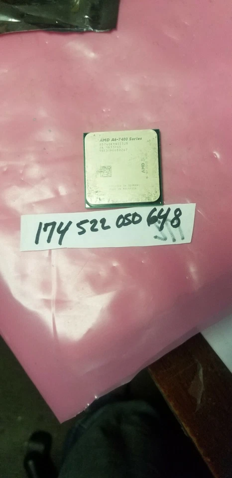 Procesador AMD 3.5 GHZ MODELO A6-PRO-740OB DUAL CORE, SOCKET FM2+ ENVÍO EE. UU. Foto 1 de 1