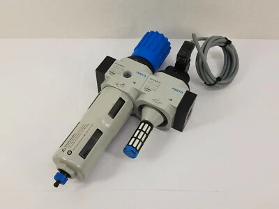 Juego regulador filtro aire FESTO - LFR-D-MIDI-A (159583), HEE-D-MIDI-24 (172959) Foto 1 de 4