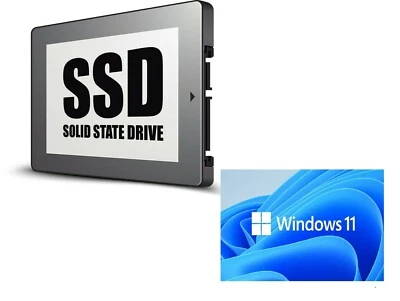 512 SSD 2.5" SATA Hard Drive Laptop, Desktop with Windows 11  Installed  - Image 1 of 4
