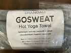 Shandali Gosweat Hot Yoga Ręcznik Mata Lekka 26,5 X 72 Długa Nowa NIP Szara