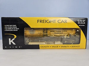 K-Line K635-8015 New York City Transit NYC O Scale Double Dome Tank Car w/ Box - Picture 1 of 17