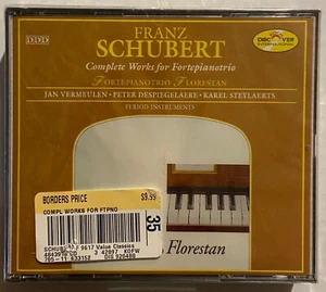 SCHUBERT - COMPLETE WORKS FOR FORTEPIANOTRIO  2CD SET NEW SEALED FLORESTAN - Imagen 1 de 3