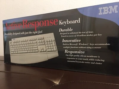 IBM 09N5544 Active Response Keyboard Rugged W 10 Mil Strokes Tested/ Key PS2 NIB - Image 1 of 4