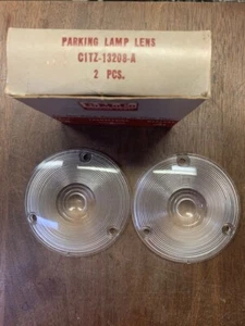 1961-62 FORD TRUCK PARK LIGHT LENS PAIR NOS C1TZ-13208-A - Picture 1 of 1