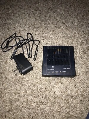 CenturyLink 660 Series EQ660R-F1 ADSL Router + POWER SUPPLY - Image 1 of 3