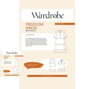 Wardrobe By Me - Freedom Dress - Adventurous Beginner - Printed Pattern - Picture 1 of 5