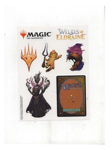 Wilds Eldrain Magic The Gathering STICKER SHEET PROMO ONLY Authentic Original - Picture 1 of 1